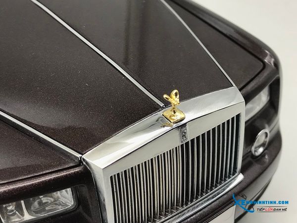 Xe Mô Hình Rolls-Royce Phantom EWB 1:18 Kyosho ( Đen đỏ / Bạc )