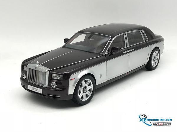 Xe Mô Hình Rolls-Royce Phantom EWB 1:18 Kyosho ( Đen đỏ / Bạc )