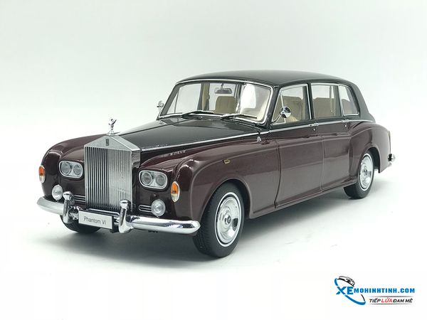 Xe Mô Hình Rolls-Royce Phantom VI 1:18 Kyosho ( ĐỎ - ĐEN )