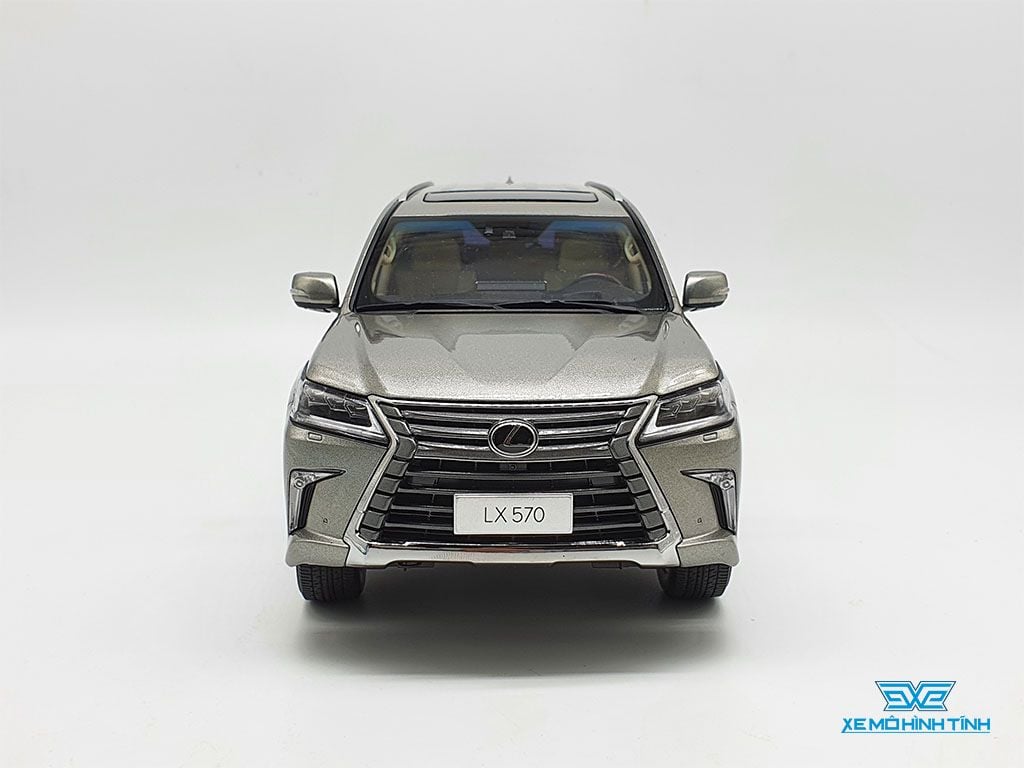 Xe mô hình SUV Lexus LX570 New mở hết cửa tuyệt đẹp 124  Blue Mô Hình