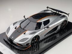 Xe mô hình Koenigsegg Agera RS 1:18 FrontiArt ( Moon Sliver )