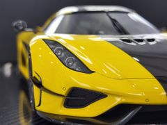Xe Mô Hình Koenigsegg Regera 1:18 FrontiArt (Vàng)