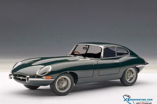 1:18 JAGUAR E-TYPE COUPE SERIES I 3.8 (GREEN)(WITH METAL WIRE-SPOKE WHEELS)