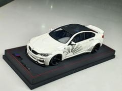 Xe Mô Hình BMW M4 LB 1:18 Motorhelix ( Trắng )