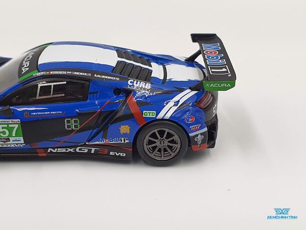 Xe Mô Hình Acura NSX GT3 Evo #57 2020 1:64 MiniGT ( Xanh #57 )