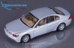 XE MÔ HÌNH BMW 745I 1:24 WELLY (BẠC)