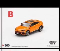 Xe Mô Hình Lamborghini Urus Arancio Borealis LHD 1:64 MiniGT (Cam)