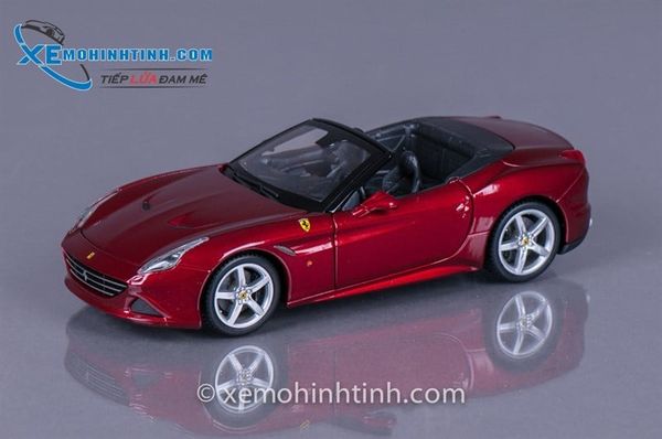 XE MÔ HÌNH FERRARI CALIFORNIA T OPEN TOP 1:24 BBURAGO (ĐỎ)