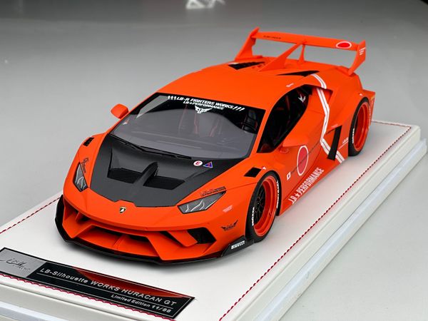 Xe Mô Hình LB-Silhouette WORKS Huracan GT Battle 1:18 IVY ( Cam )