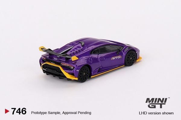 Xe Mô Hình Lamboghini Huracan STO Viola Pasifae 1:64 MiniGT (Tím)