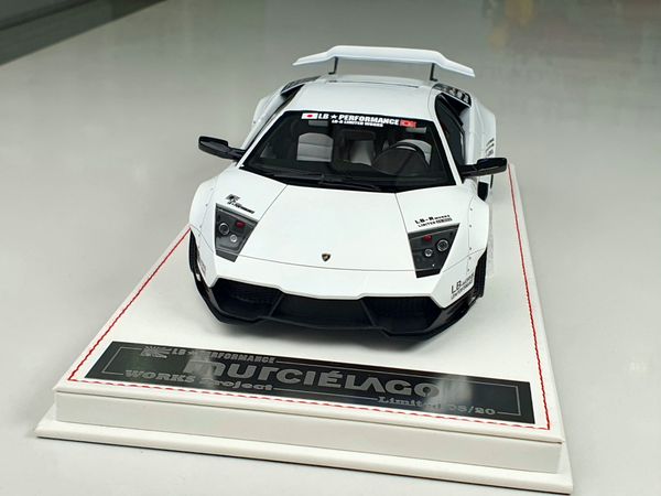 Lamborghini Murcielago Works Project Liberty Walks LP670 1:18 LP*Performance ( Trắng Nhám ) (8/20)