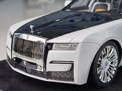 Xe Mô Hình Rolls-Royce Ghost 1:18 HH Model ( Trắng Mui Đen )