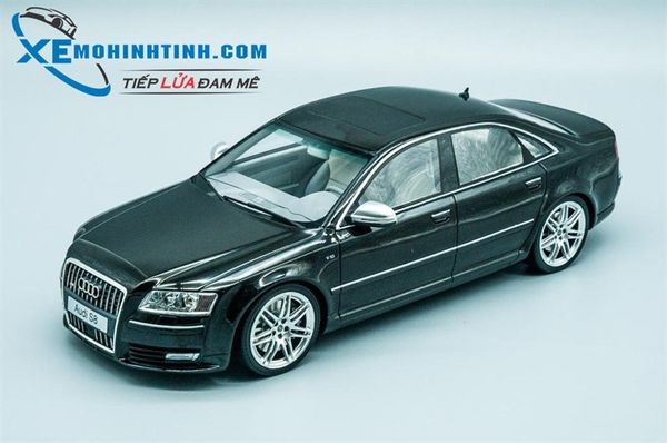 MÔ HÌNH AUDI S8 2008 Phantom Black 1/18