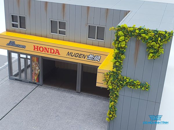 Mô Hình Nhà Mugen Power Garage Diorama With Accessories 1:64 Magic City