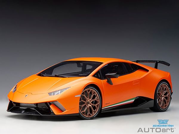 Xe Mô Hình Lamborghini Huracan Performante 1:12 Autoart ( Cam )