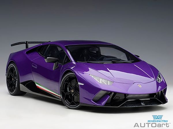 Xe Mô Hình Lamborghini Huracan Performante 1:12 Autoart ( Tím )