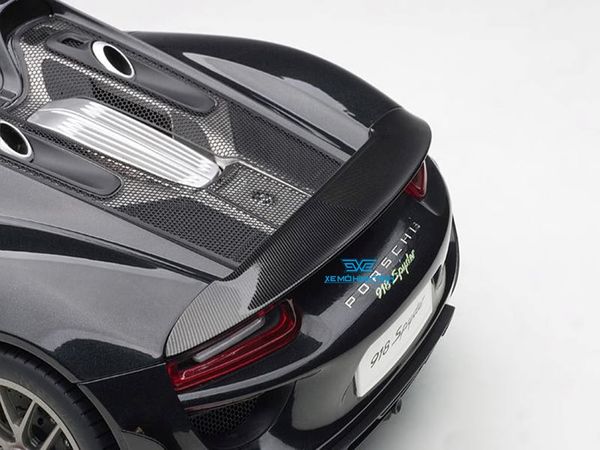 Xe Mô Hình Porsche 918 Spyder Weissach Package 1:12 Autoart ( Đen )