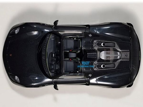 Xe Mô Hình Porsche 918 Spyder Weissach Package 1:12 Autoart ( Đen )