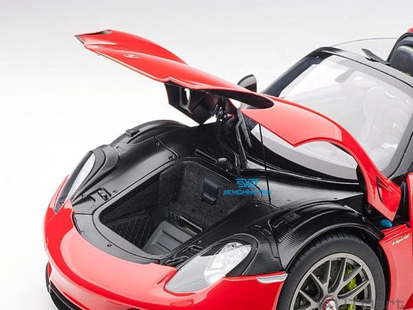 Xe Mô Hình Porsche 918 Spyder Weissach Package 1:12 Autoart ( Đỏ )