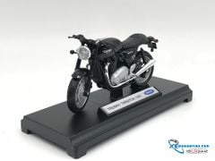 Xe Mô Hình Triumph Thruxton 1200 1:18 Welly ( Đen )