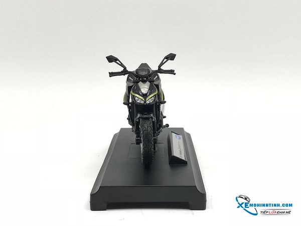 Xe Mô Hình Kawasaki Z1000 1:18 Welly ( Đen )