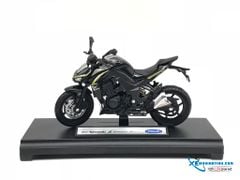 Xe Mô Hình Kawasaki Z1000 1:18 Welly ( Đen )