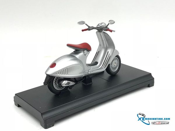 Xe Mô Hình VESPA 2014 946 1:18 Welly ( Bạc yên đỏ )