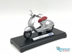 Xe Mô Hình VESPA 2014 946 1:18 Welly ( Bạc yên đỏ )