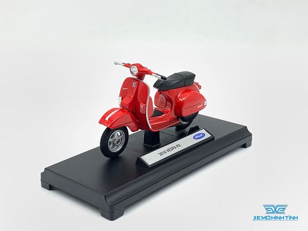 Xe Mô Hình Vespa 2016 PX 1:18 Welly ( Đỏ )