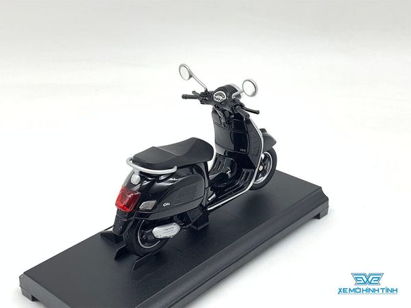 Xe Mô Hình Vespa 2017 GTS 125CC 1:18 Welly ( Đen )