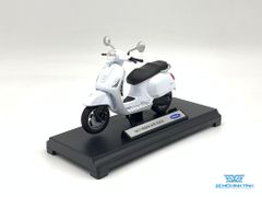 Xe Mô Hình Vespa 2017 GTS 125CC 1:18 Welly ( Trắng )