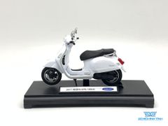 Xe Mô Hình Vespa 2017 GTS 125CC 1:18 Welly ( Trắng )