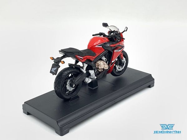 Xe Mô Hình Honda CBR 650F 1:18 Welly ( Đỏ )