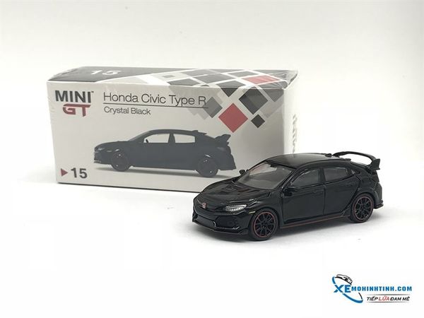 Xe Mô Hình Honda Civic Type R (FK8) Crystal 1:64 MiniGT ( Đen )