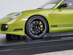 Xe Mô Hình Porsche Cayman R 2012 1:18 GT Spirit ( Peridot Metallic )