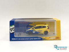 Xe Mô Hình Honda Fit 3 RS #95 Spoon Sports Super Taikyu 2015 1:64 Inno ( Vàng )