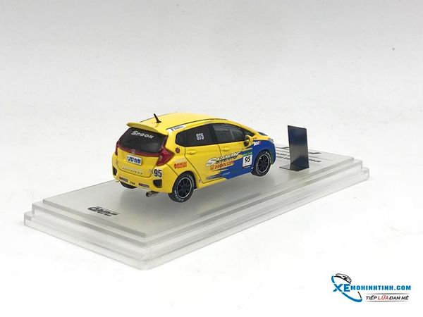 Xe Mô Hình Honda Fit 3 RS #95 Spoon Sports Super Taikyu 2015 1:64 Inno ( Vàng )