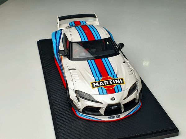 Xe Mô Hình LB-Works Toyota Supra (A90) Martini 1:18 Ignition Models ( Martini )