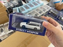 Xe Mô Hình Nissan Stagea R34 1:64 Street Weapon ( Trắng )