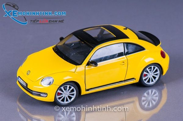 XE MÔ HÌNH VOLKSWAGEN BEETLE 2013 1:24 WELLY (VÀNG)