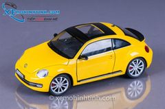 XE MÔ HÌNH VOLKSWAGEN BEETLE 2013 1:24 WELLY (VÀNG)