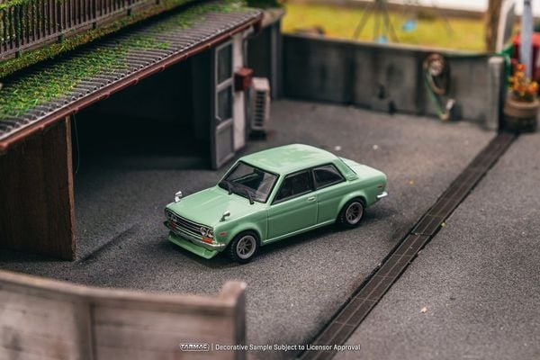 Xe Mô Hình Datsun 510 Light Green 1:64 Tarmac Works