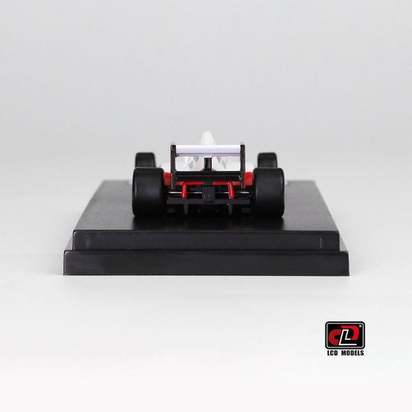 Xe Mô Hình MCLaren Honda MP4/6 1:64 LCD ( White )