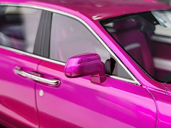 Xe Mô Hình Rolls-Royce Ghost 1:18 HH Model ( Flash Pink/ Mâm Bạc )