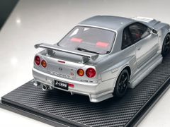 Xe Mô Hình Nissan Skyline R34 Z-Tune 1:18 One Model ( Bạc )