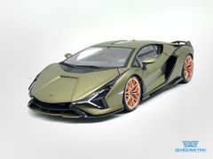 Xe Mô Hình Lamborghini Sían FKP 37 1:18 Bburago ( Xanh )