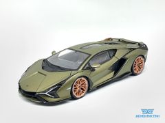 Xe Mô Hình Lamborghini Sían FKP 37 1:18 Bburago ( Xanh )