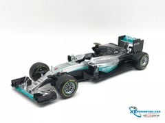 Xe Mô Hình Mercedes F1 W07 Hybrid 2016 No. 06 1:18 Bburago( Xanh #06 )