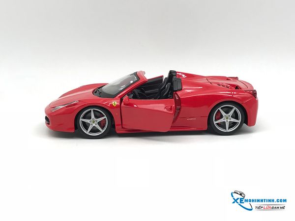 Xe Mô Hình Ferrari 458 Spider 1:24 Bburago ( Đỏ )