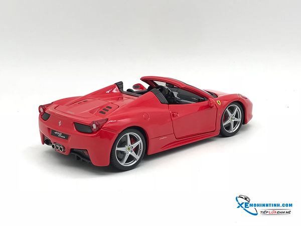 Xe Mô Hình Ferrari 458 Spider 1:24 Bburago ( Đỏ )